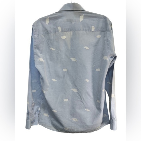 Jared Lang Baby Blue Button Down Dress Shirt - Picture 7 of 7